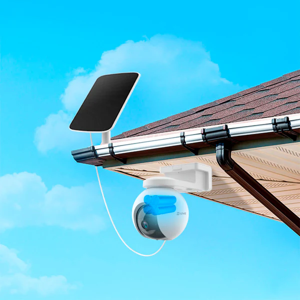 CAM IP PT 3MP CON BATERIA WIFI Y PANEL SOLAR