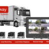 KIT SOLUC MOVIL CON 4 CAMARAS Y MONITOR LCD Y CABLES