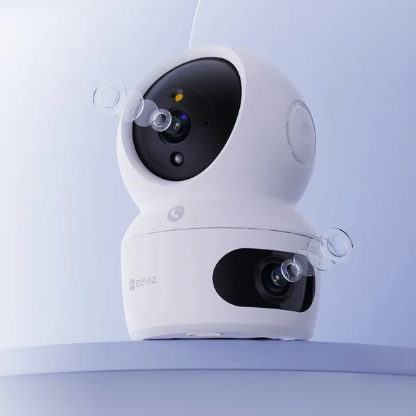 CAM IP PT LENTE DUAL INTERIOR 8MP WIFI LENTE 2.8+6MM