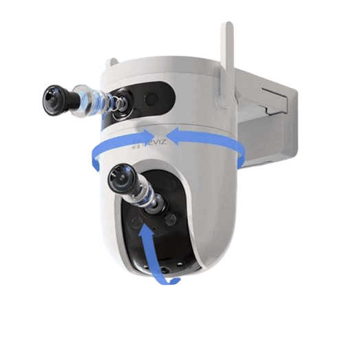 CAM IP PT LENTE DUAL EXTERIOR 6MP WIFI LENTE 2.8+6MM