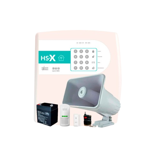 KIT DE ALARMA RESIDENCIAL SMART HS-X SMD/TH HAGROY HG-AR-HSX-KIT