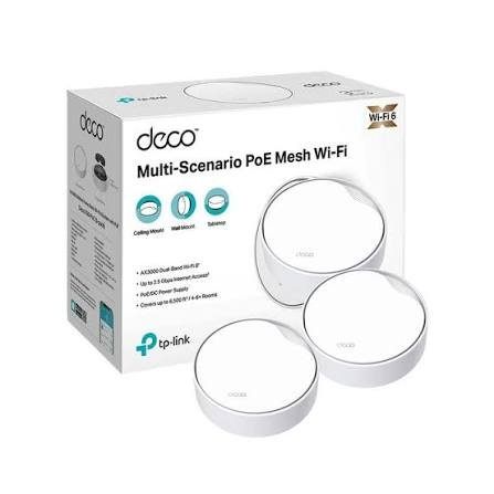 SISTEMA WIFI 6 CON POE MESH AX3000 HOME (PACK X 3)